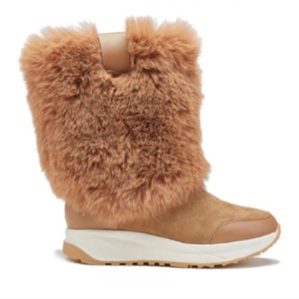 Australia Luxe Zhinu in Chestnut Designer Fauc Fur Suede #161